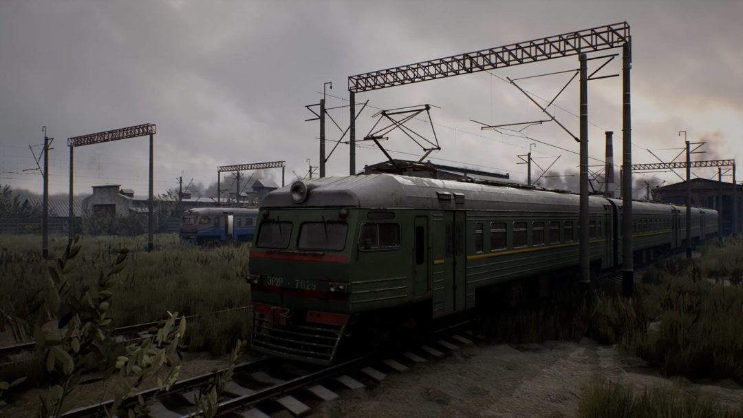 UE素材 后苏联火车站环境火车建筑物道具 Train yard unrealengine_img_3