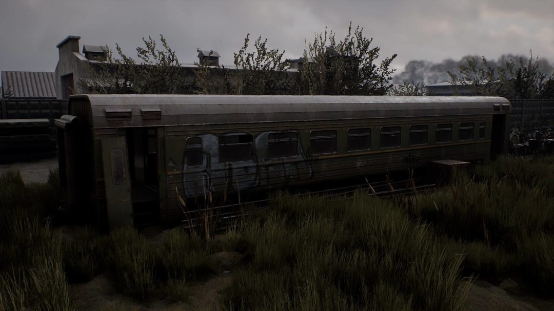 UE素材 后苏联火车站环境火车建筑物道具 Train yard unrealengine_img_3