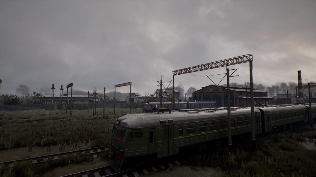 UE素材 后苏联火车站环境火车建筑物道具 Train yard unrealengine_img_3