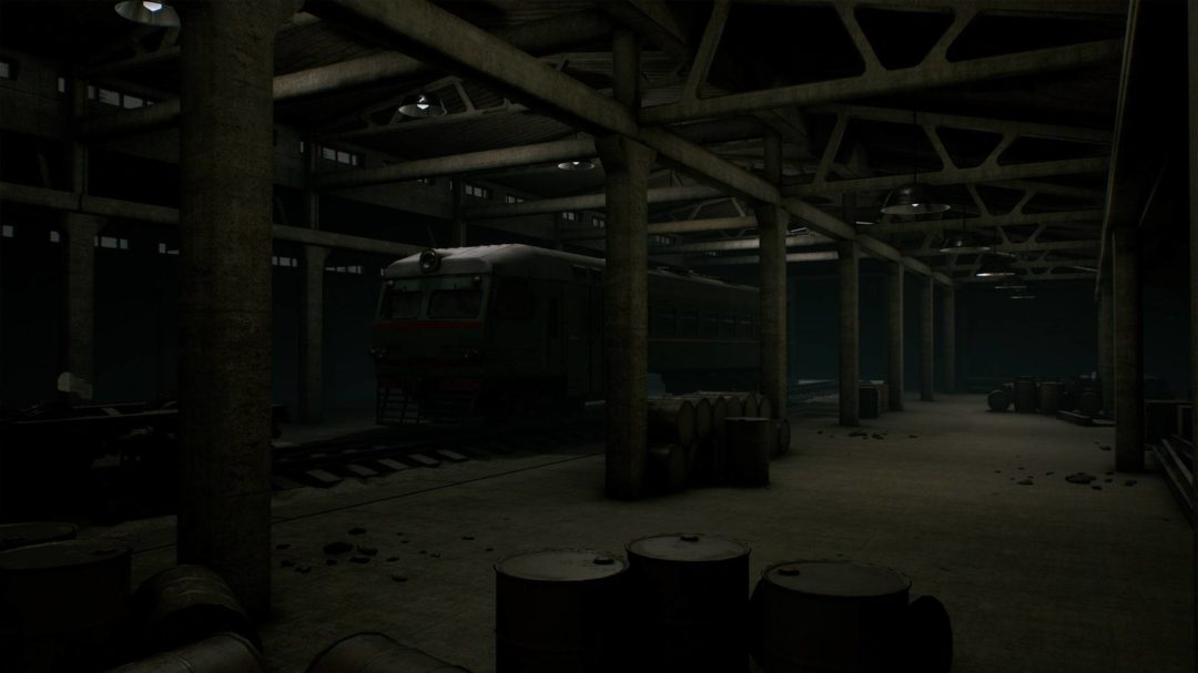 UE素材 后苏联火车站环境火车建筑物道具 Train yard unrealengine_img_3