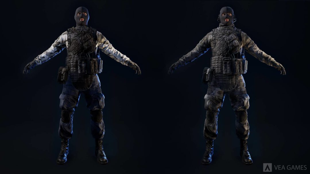 UE素材 游戏反恐突击队员士兵人物角色3D模型素材 CharGen Enemy Soldiers Pack unrealengine_img_3