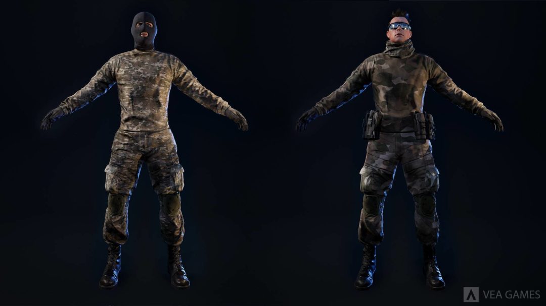 UE素材 游戏反恐突击队员士兵人物角色3D模型素材 CharGen Enemy Soldiers Pack unrealengine_img_3