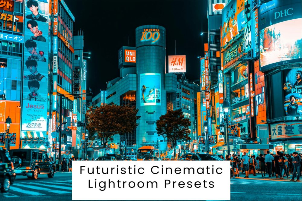 现代复古赛博朋克风电影博主婚礼摄影照片调色LR预设包 Futuristic Cinematic Lightroom Presets_img_2