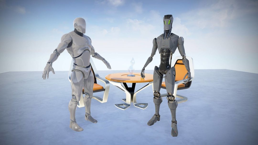 UE模型 未来科幻智能机器人3D模型设计素材 Unrealengine Android Robot_img_3