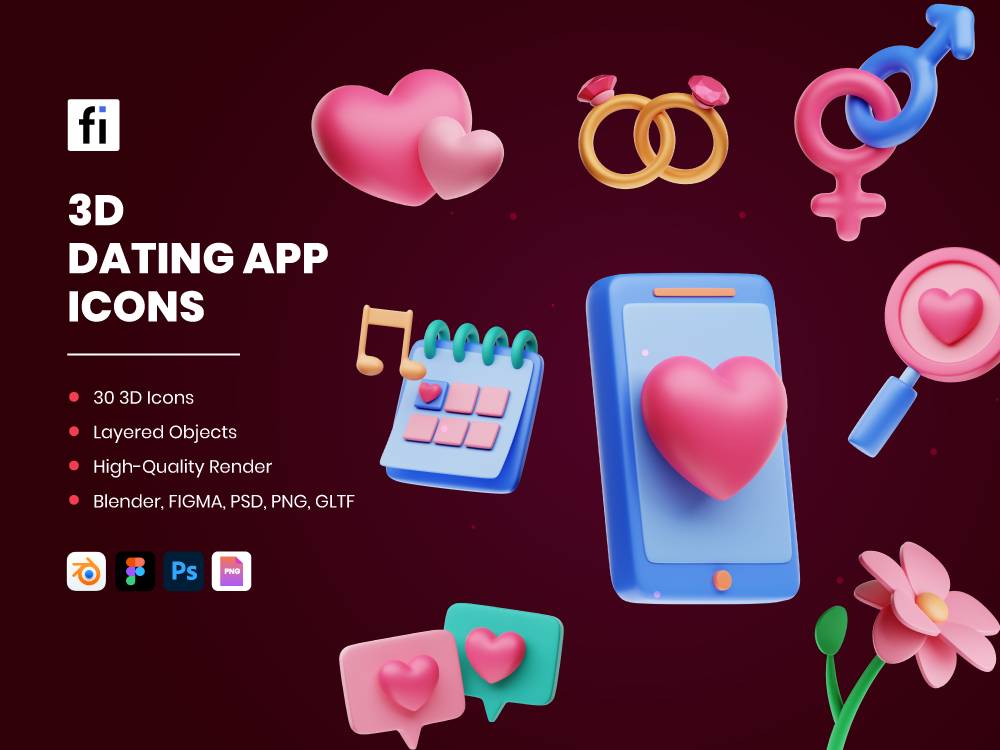 30-3D-Dating-App-Icon-Set-Featured-Image