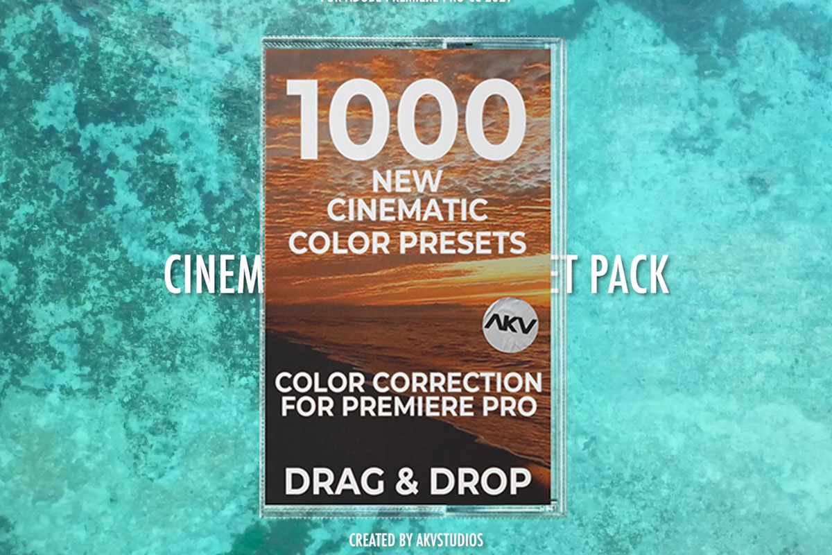 PR预设 1000+组复古电影风格户外旅行无人机航拍视频调色 AKV Studios 1000+ Cinematic Color Presets_img_2