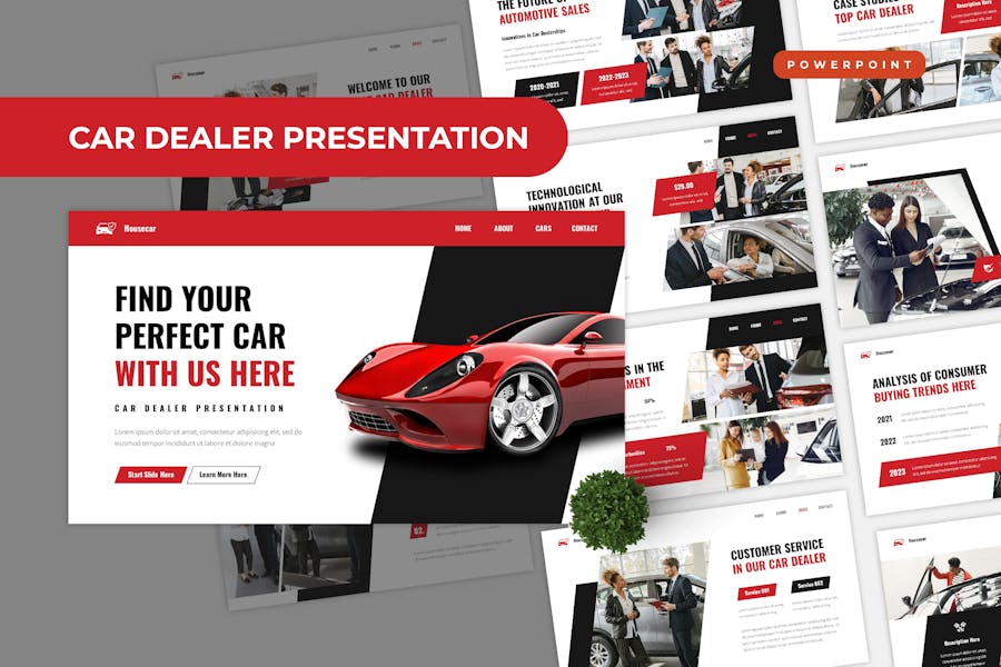 Car Dealer Powerpoint Template