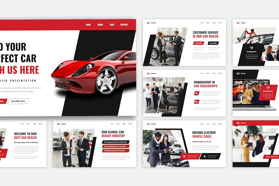 Car Dealer Powerpoint Template