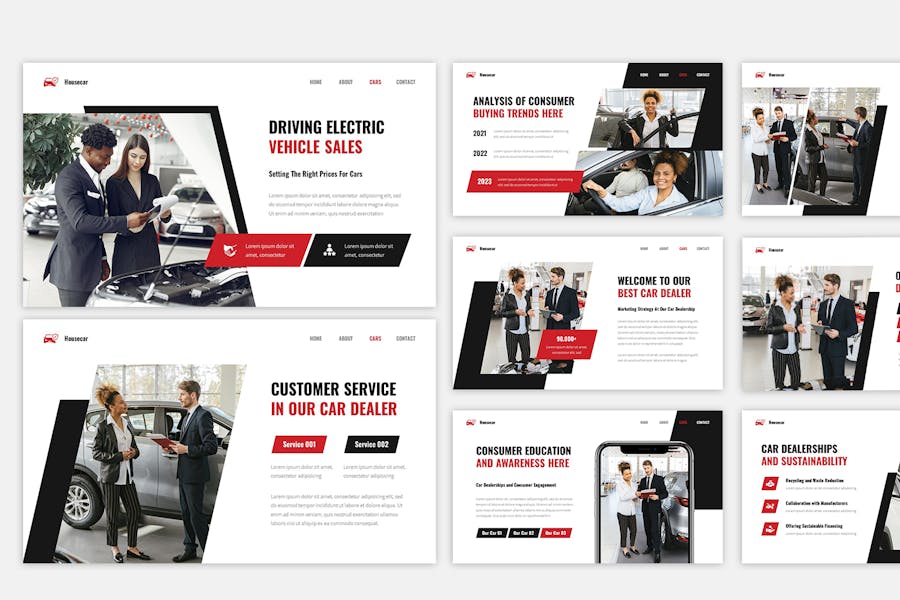 Car Dealer Powerpoint Template