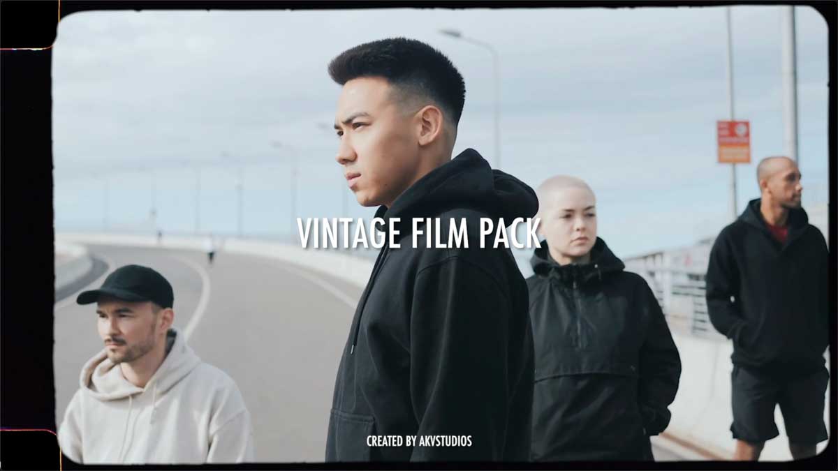 50组复古漏光胶片边框遮罩视频叠加MOV格式剪辑设计素材 AKV Studios - Vintage Film Pack_img_2