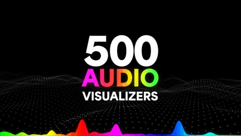 AE模板 500种创意可视化音频图形主题包装宣传动画特效包 Audio Visualizers Pack V1_img_2