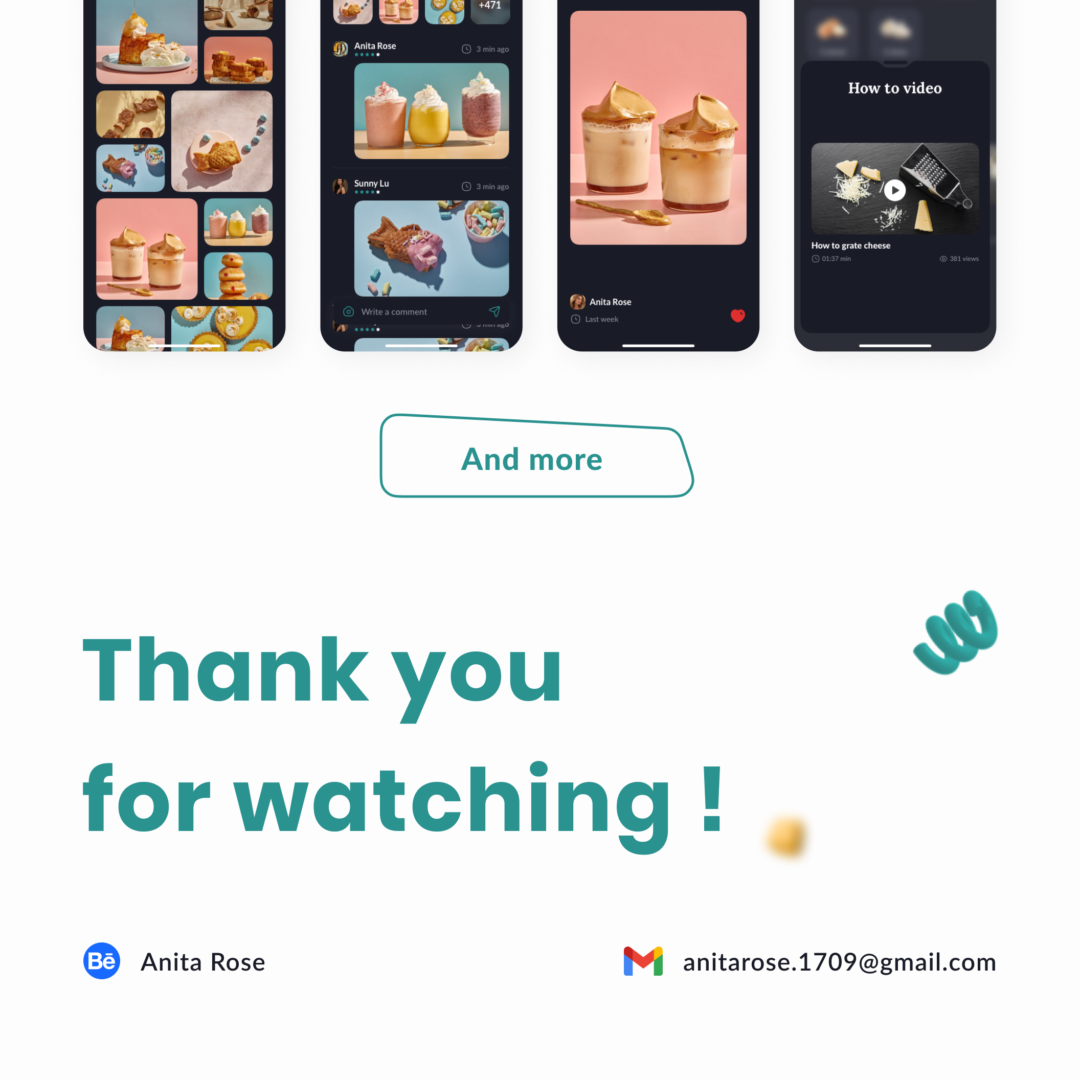 110+屏美食食谱烹饪烘培教学软件APP界面设计模板UI套件 Kifota - Recipes & Cooking UI Kit_img_3