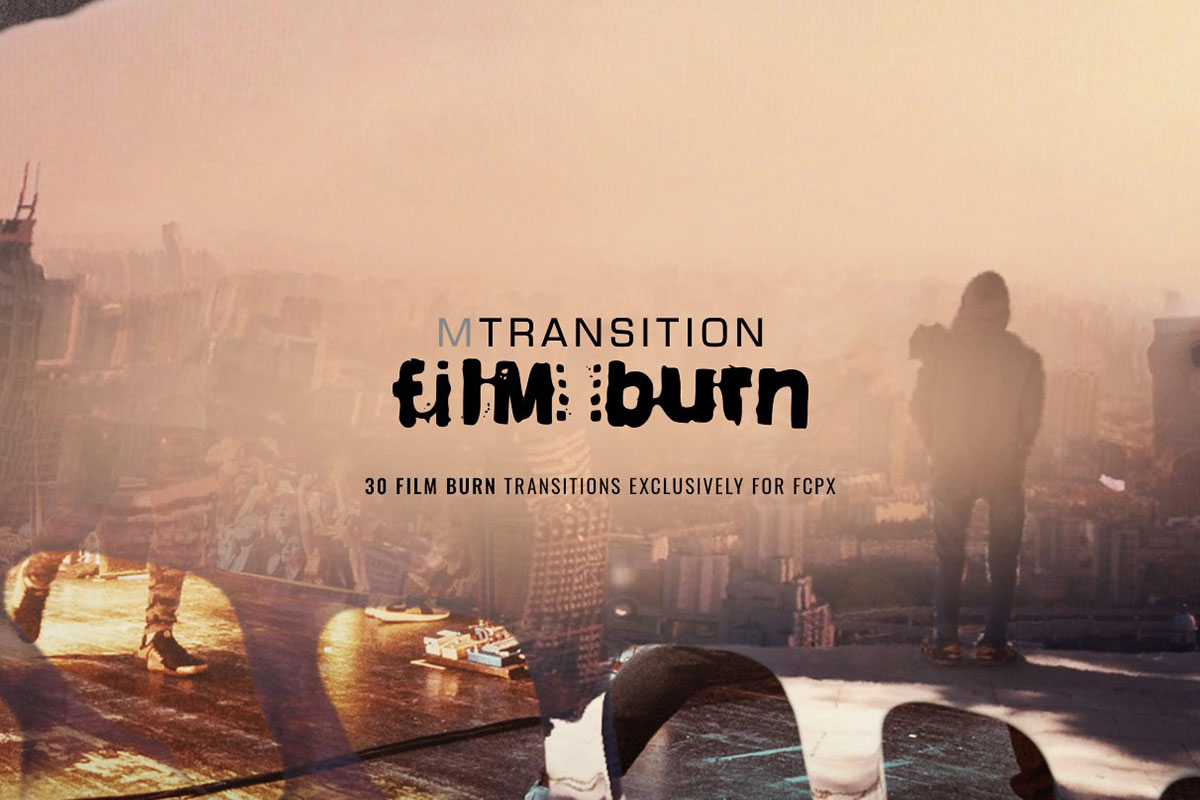 Fcpx插件 30种电影胶片灼烧溶解失真遮罩视频转场特效预设 MotionVFX - Film Burn Transitions For Final Cut Pro_img_2