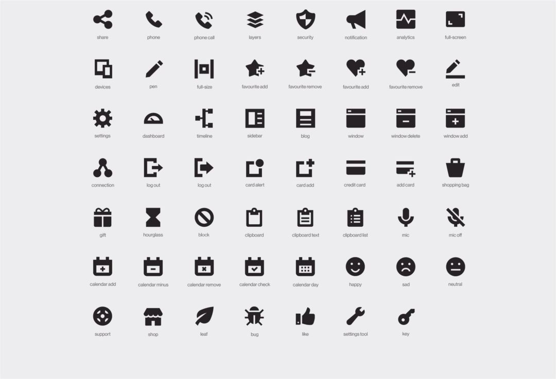 224款时尚简约APP网站界面设计AI矢量图标Icons设计素材 Prime User Interface Icons_img_3