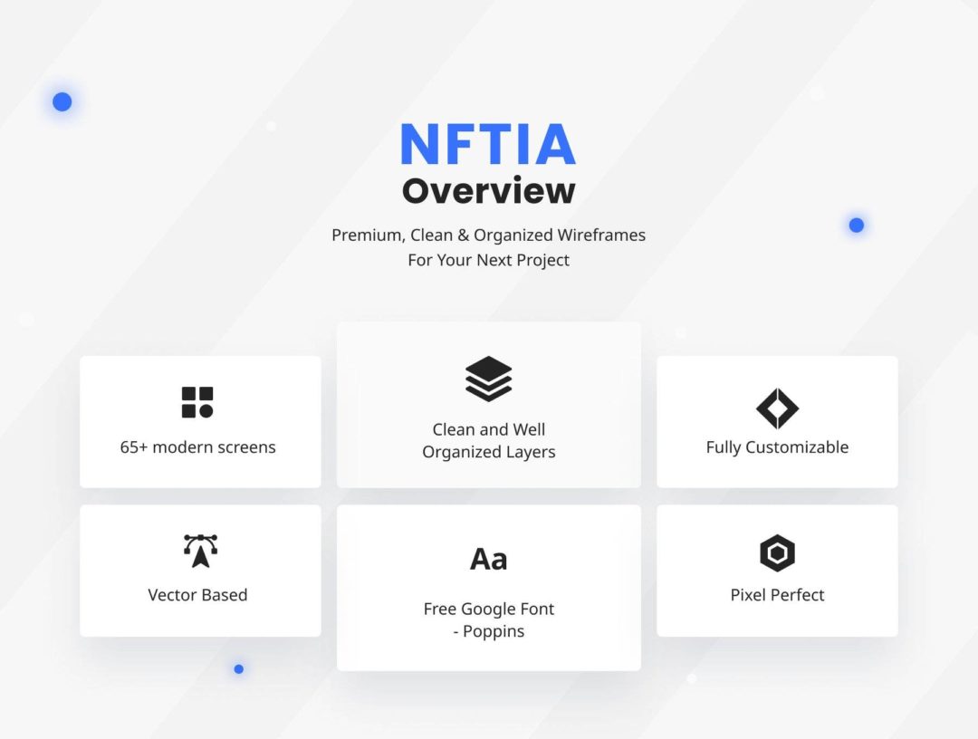 65+屏高品质虚拟物品NFT在线交易APP软件界面设计Figma模板套件 NFTIA - NFT App UI Kit_img_3