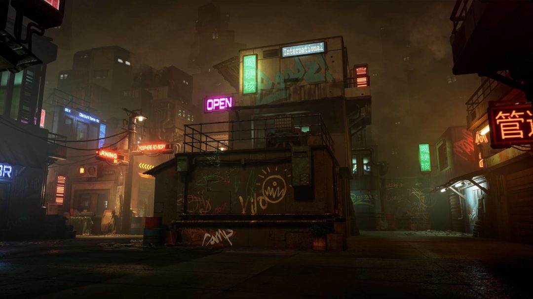 未来科幻赛博朋克模块化城市街道小巷UE场景模型 Unrealengine Modular CyberPunk City Asset Pack_img_3