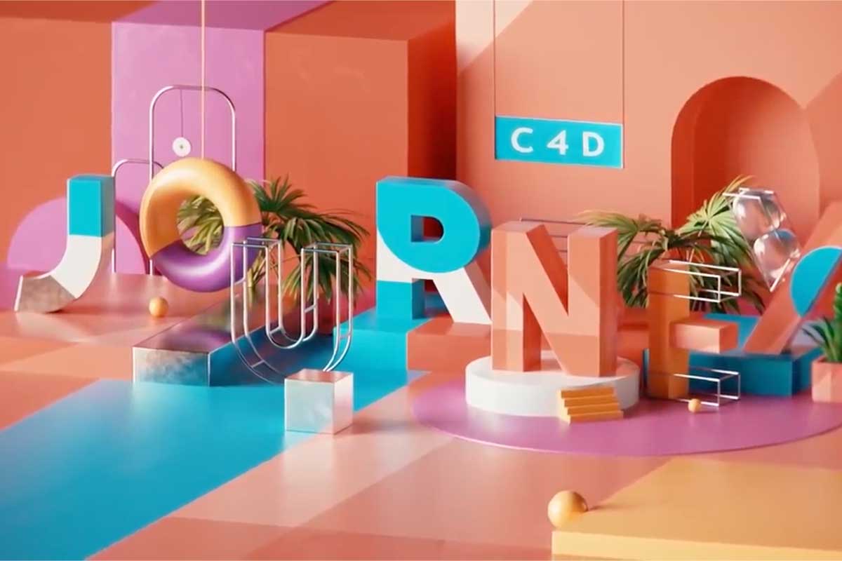 C4D动画建模渲染合成全面基础入门教程 Motion Design School - Cinema 4D Journey_img_2