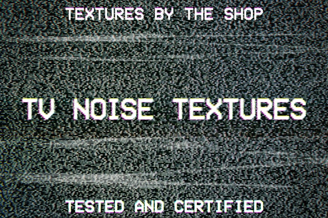 66款高清CRT TV电视显示信号故障噪点纹理背景图片设计素材 TV noise textures_img_3