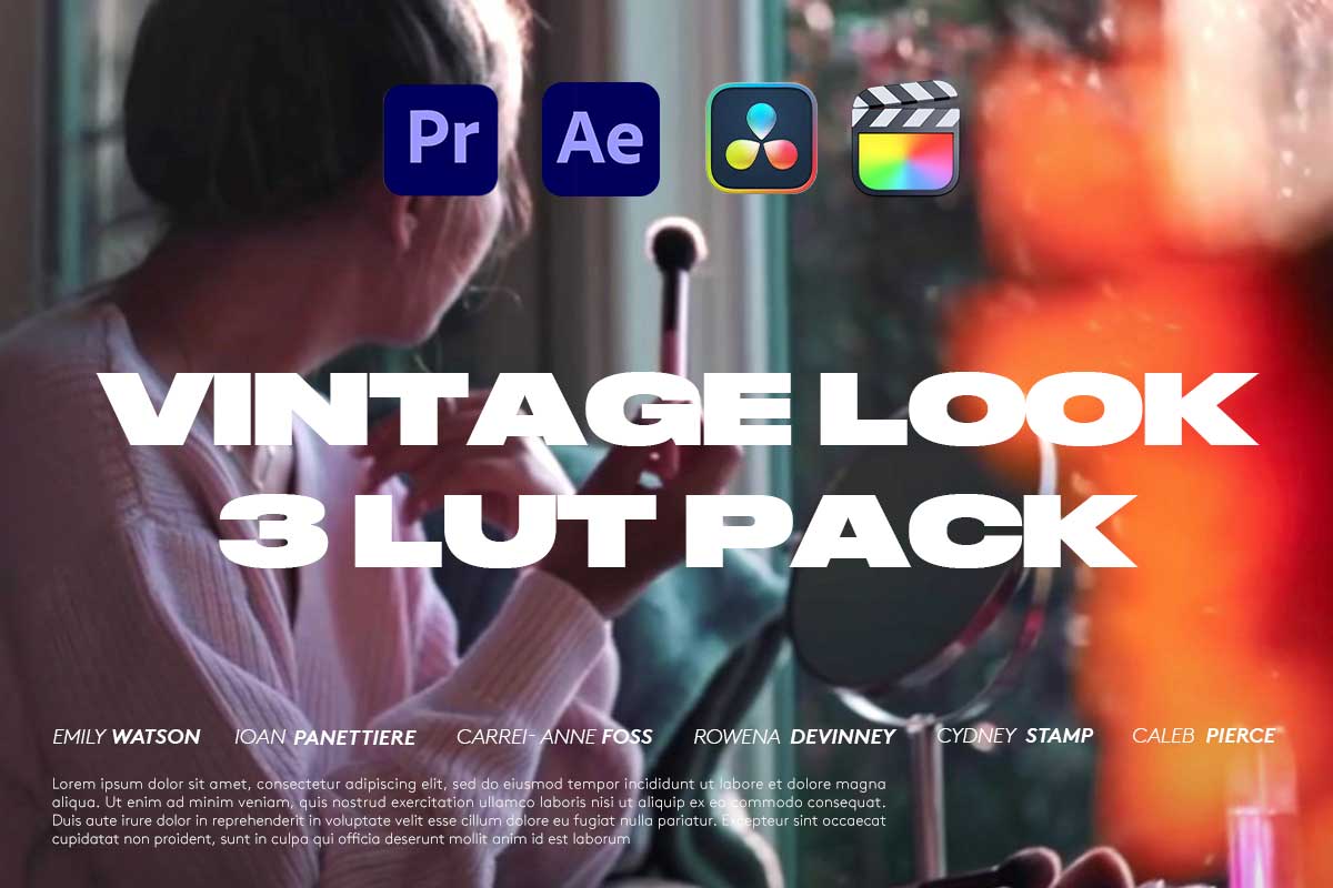 LUTs预设 复古电影美学视频颜色分级调色 Daniel Shiffer – Vintage Look 3 LUT Pack (13 LUTs)_img_2