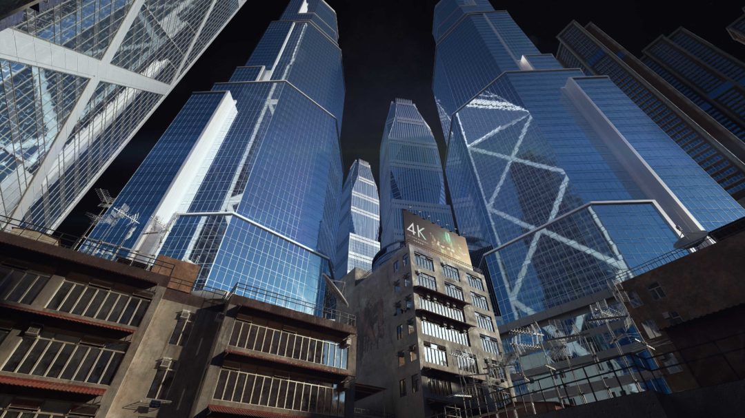 香港城市现代化楼房建筑3D模型资产预设C4D/MAX/FBX/OBJ/Maya/Blender/UE等 Kitbash3D - Hong Kong_img_3