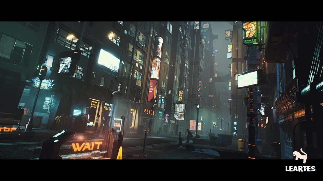 UE模型 科幻赛博朋克街道楼房建筑公共设施环境3D模型 Unrealengine Cyberpunk Environment Megapack (Modular with Interiors )_img_3