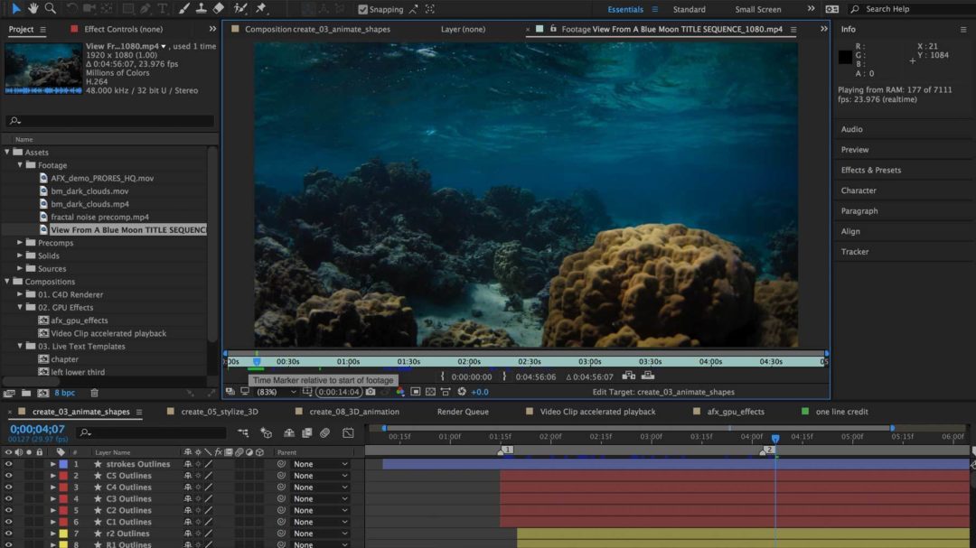 Adobe After Effects 2023专业视频特效处理软件 Adobe After Effects 2023 23.5 macOS_img_3