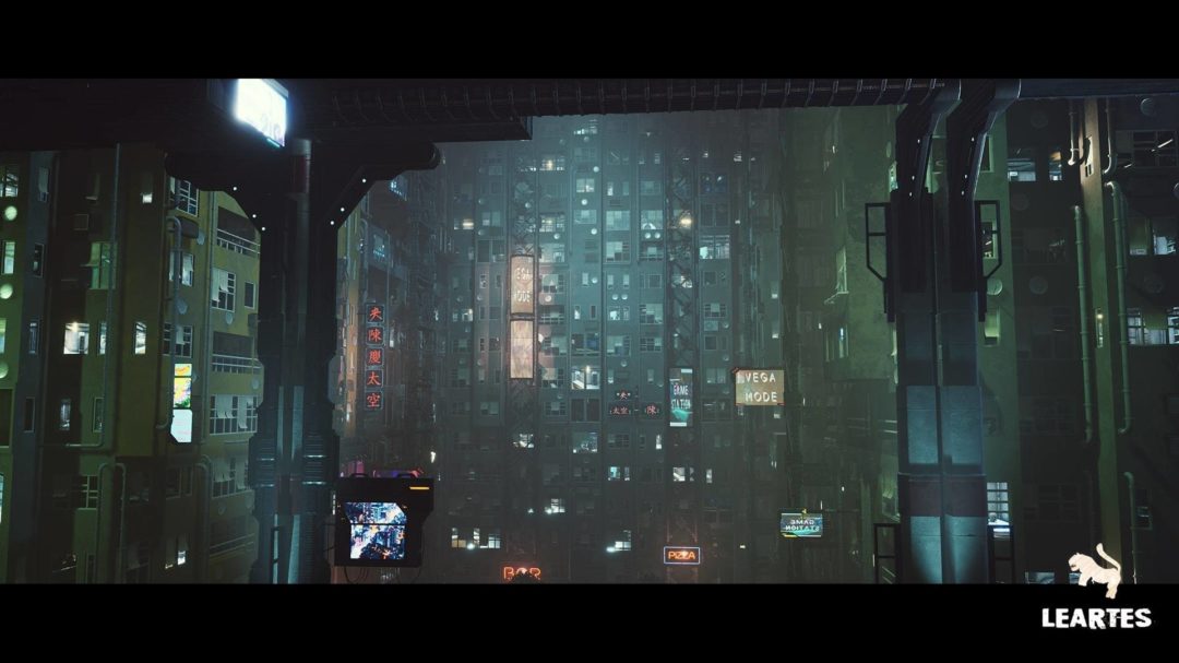 UE模型 科幻赛博朋克街道楼房建筑公共设施环境3D模型 Unrealengine Cyberpunk Environment Megapack (Modular with Interiors )_img_3