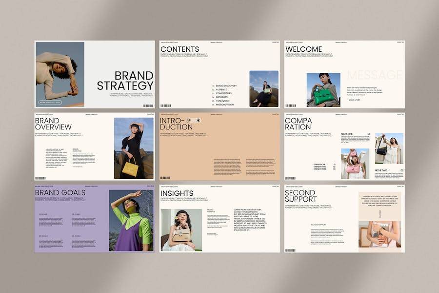 现代品牌营销策划演示文稿设计ppt模板 Brand Strategy PowerPoint Presentation Template_img_3