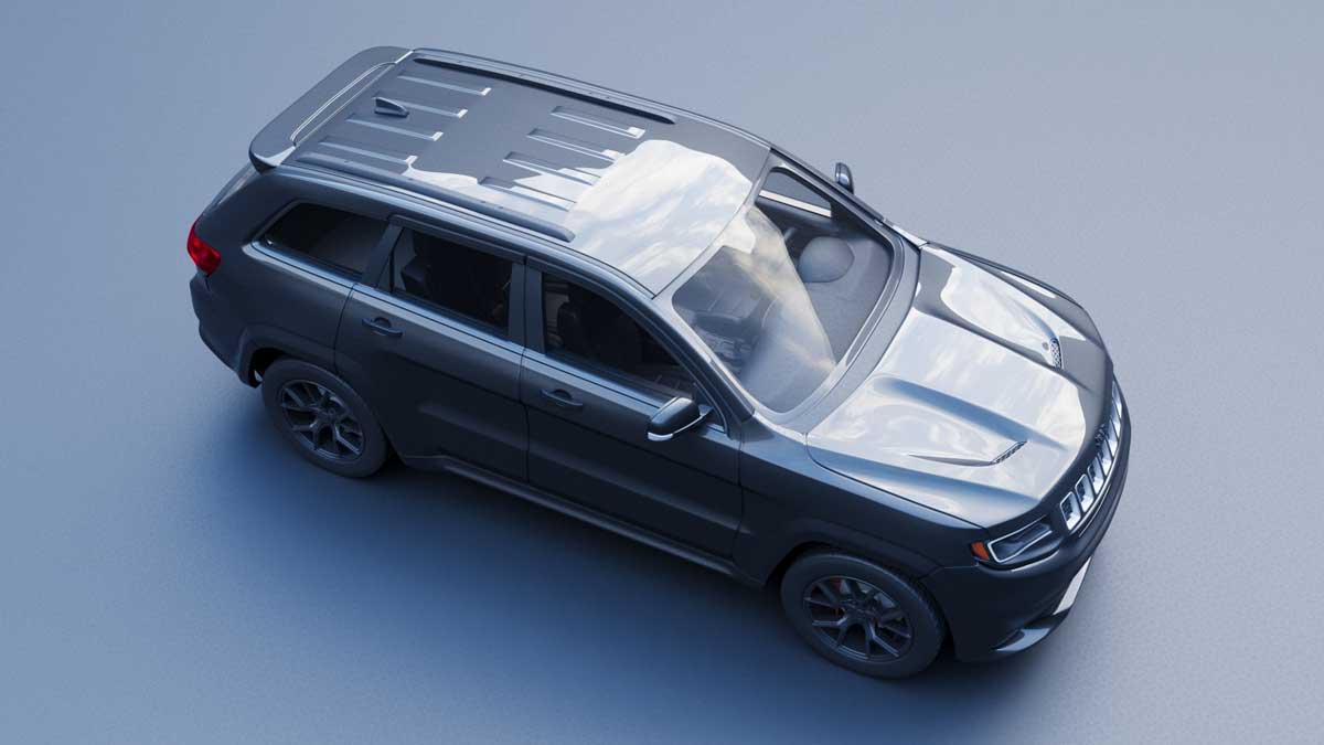 吉普Jeep大切诺基越野车SUV汽车3D模型设计素材 Jeep Grand Cherokee Trackhawk – 3D Print Model_img_2