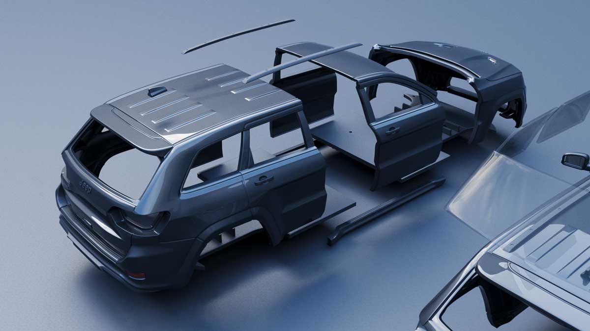 吉普Jeep大切诺基越野车SUV汽车3D模型设计素材 Jeep Grand Cherokee Trackhawk – 3D Print Model_img_2