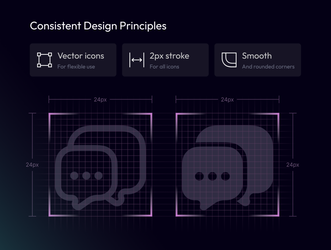 1000+款极简网站APP界面设计矢量线稿图标Icons素材Figma格式 Smartmoc Icon Set | 1,000+ Icons_img_3