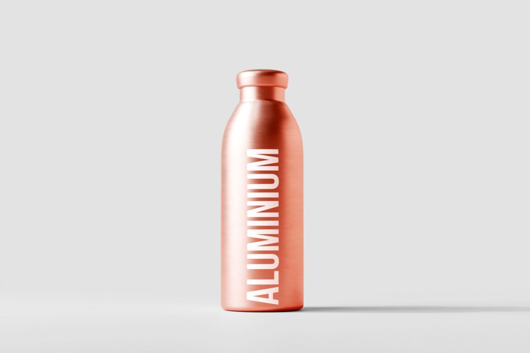 50款逼真金属不锈钢保温水杯外观设计展示效果图PSD样机模板 Aluminum Water Bottle Mockup Bundle_img_3