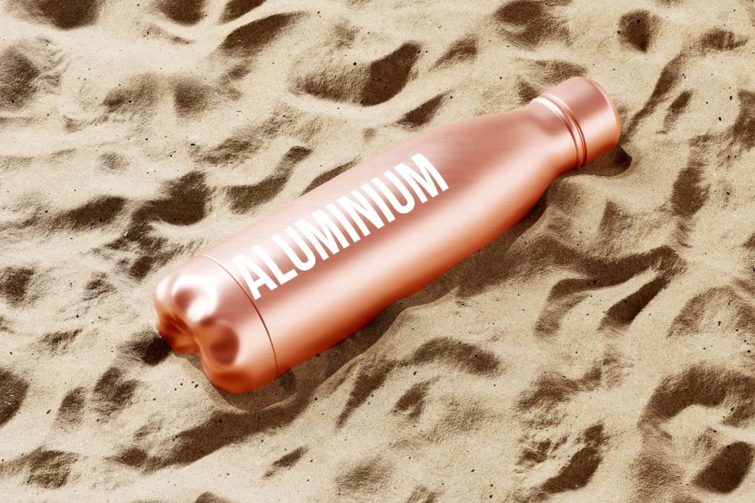 50款逼真金属不锈钢保温水杯外观设计展示效果图PSD样机模板 Aluminum Water Bottle Mockup Bundle_img_3