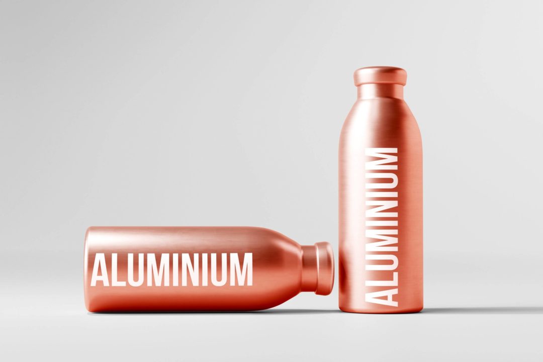 50款逼真金属不锈钢保温水杯外观设计展示效果图PSD样机模板 Aluminum Water Bottle Mockup Bundle_img_3