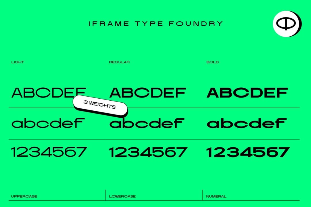 现代潮流几何风杂志海报标题LOGO徽标设计PSAI无衬线英文字体包 Kica Extended Font Family_img_3