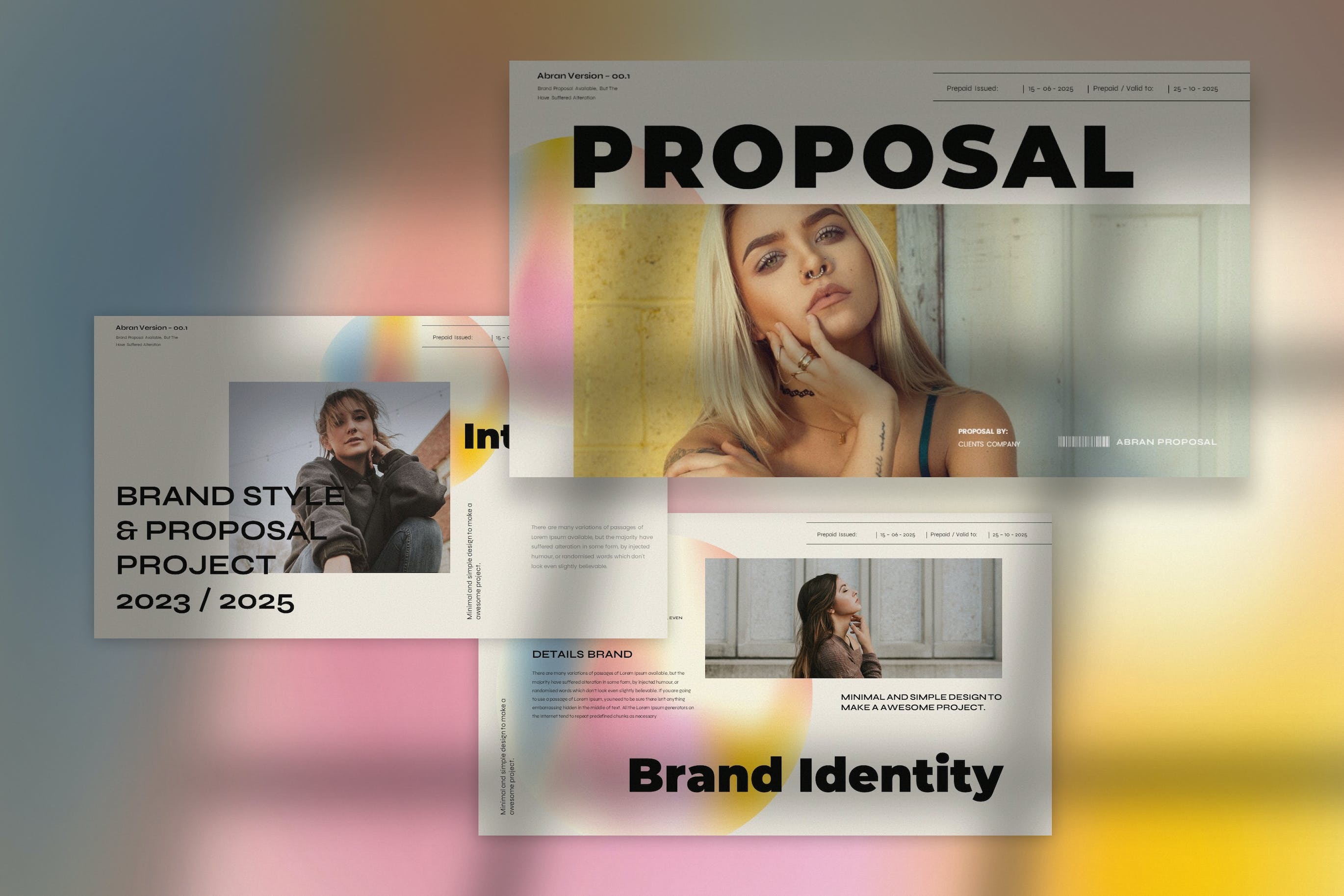 时尚简约品牌营销策划演示文稿设计Keynote模板 Abran - Brand Proposal Keynote Template_img_2