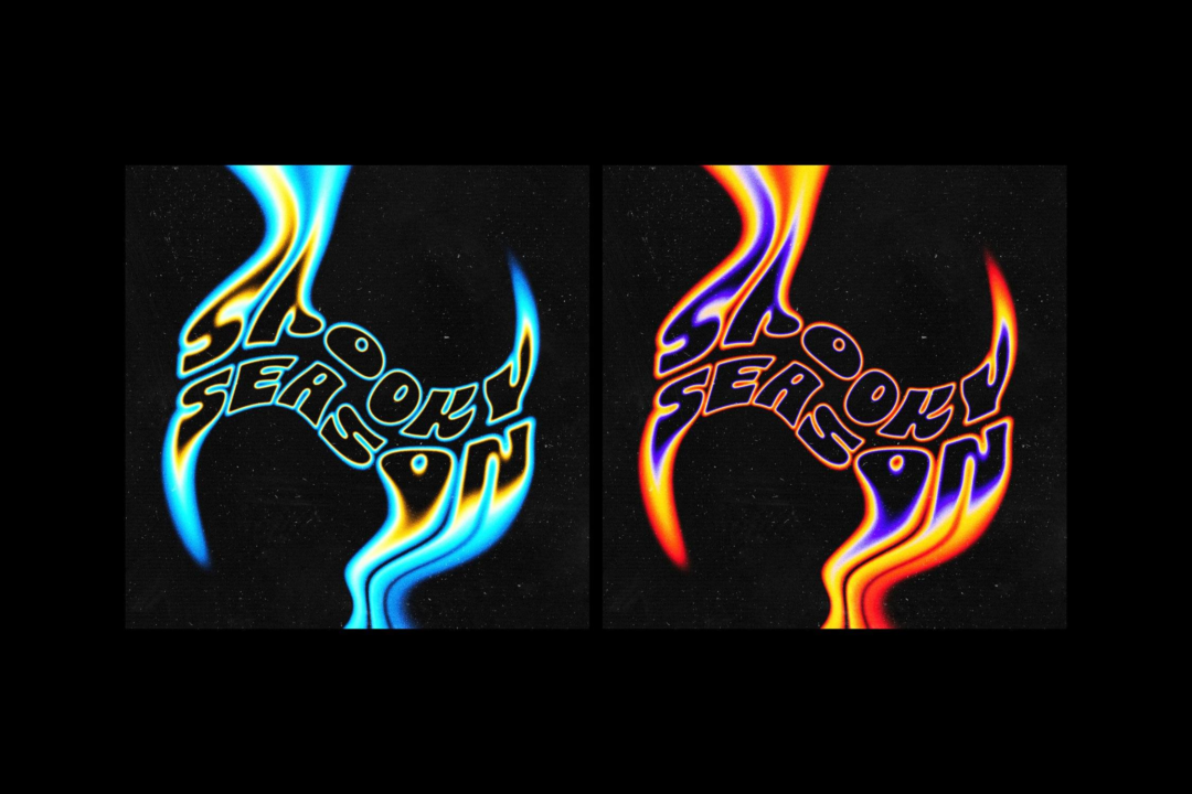 未来派迷幻融化扭曲变形失真标题LOGO徽标PS文本特效样机模板 Melting Groovy Text Effect_img_3