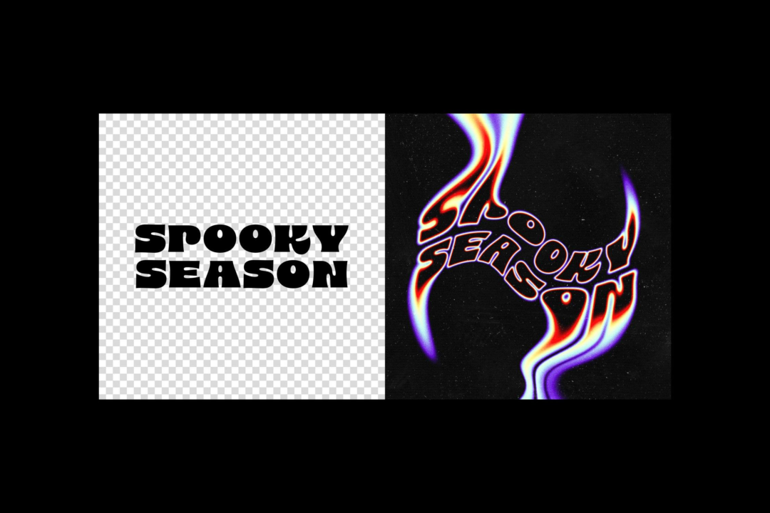 未来派迷幻融化扭曲变形失真标题LOGO徽标PS文本特效样机模板 Melting Groovy Text Effect_img_3