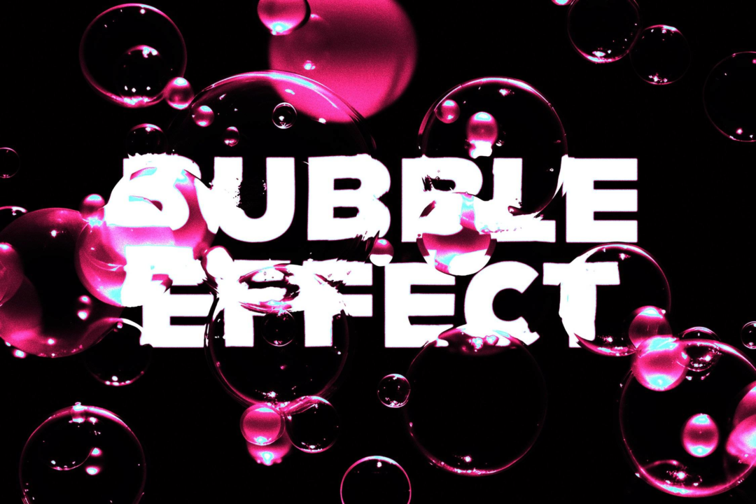 潮流失真扭曲气泡泡泡叠加文本LOGO设计PS特效样机模板 Bubble Distortion Text Effect_img_3