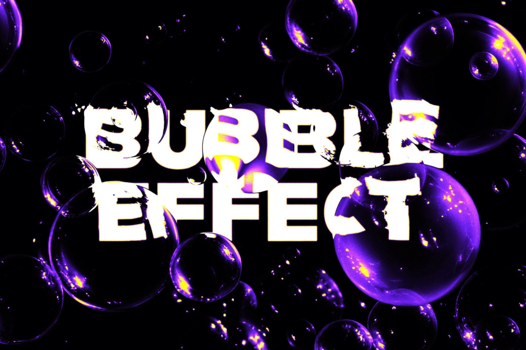 潮流失真扭曲气泡泡泡叠加文本LOGO设计PS特效样机模板 Bubble Distortion Text Effect_img_3