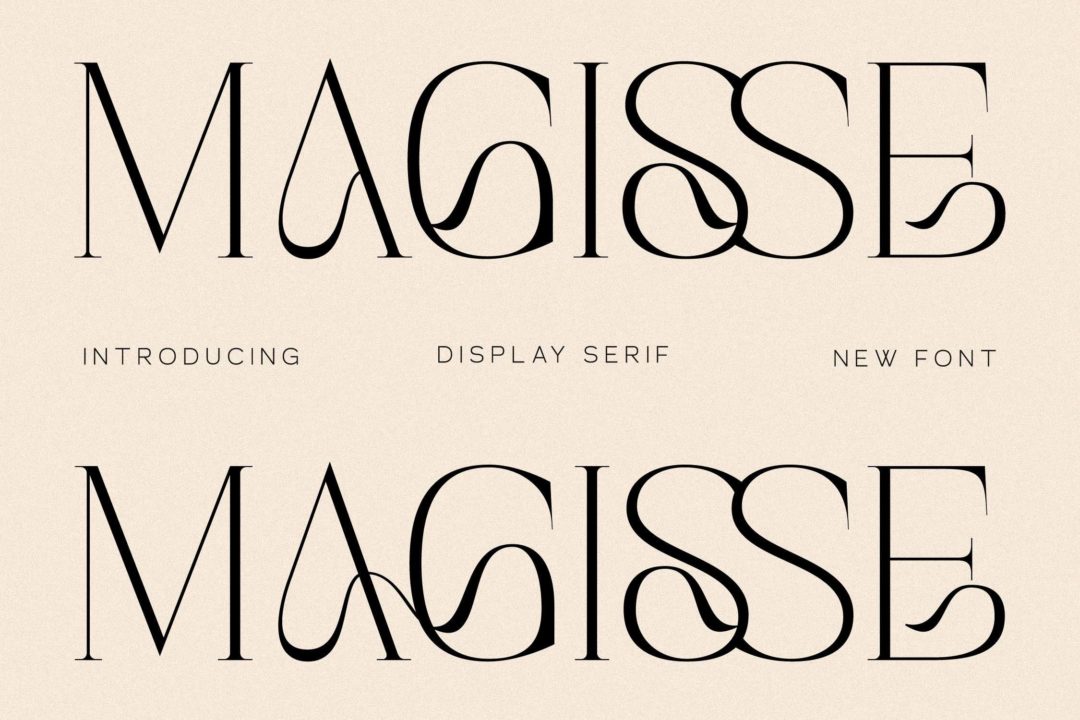 现代经典奢华品牌LOGO杂志电影标题衬线英文字体安装包 Magisse Font_img_3