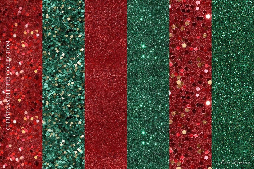 32款圣诞节元素闪闪发光星星背景图片设计素材 Christmas Glitter Seamless Textures Papers Pattern_img_3