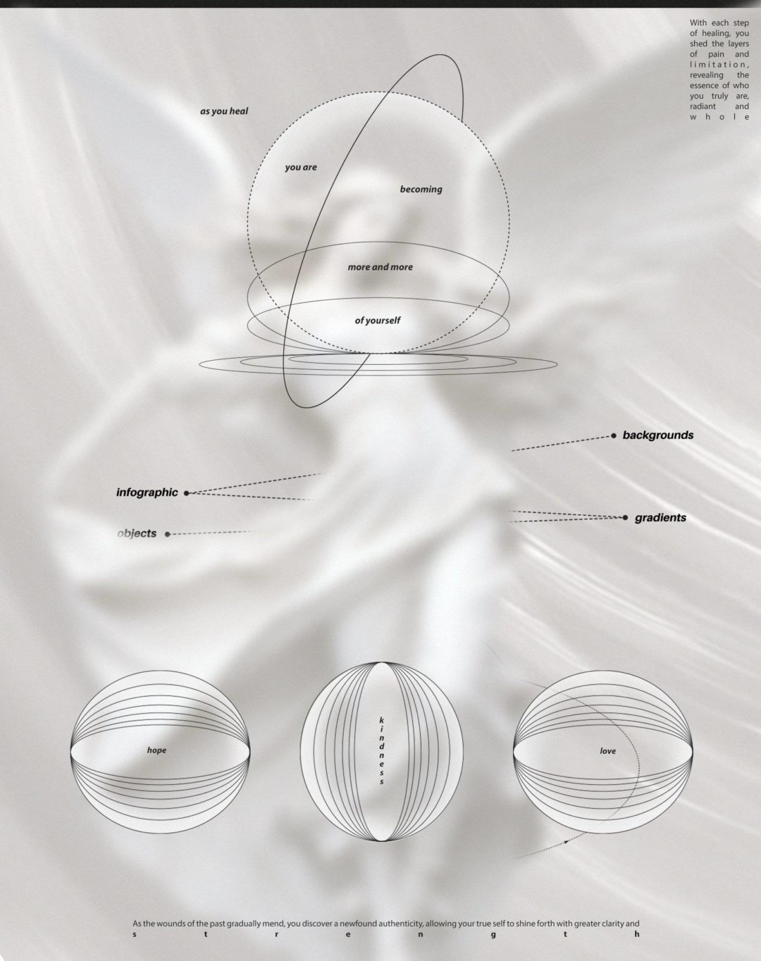 185款神秘复古抽象艺术渐变背景图片3D线条几何矢量素材套装 Harmony. Textures & infographic_img_3