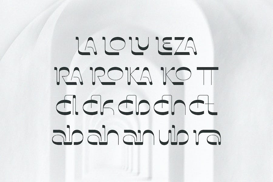 优雅复古杂志海报徽标设计装饰英文字体安装包 Laroza - Classic Display Font_img_3