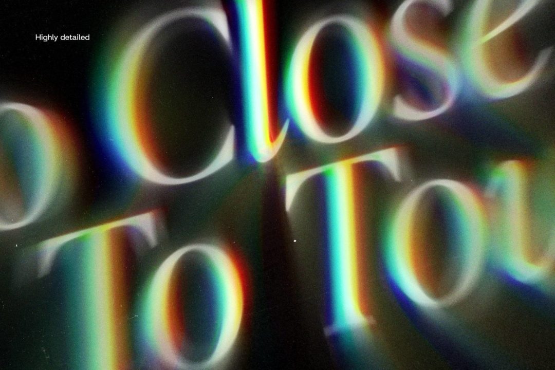 潮流复古老式故障失真模糊效果标题文本处理PS特效样机模板 Lapse Chromatic Aberration Effect_img_3