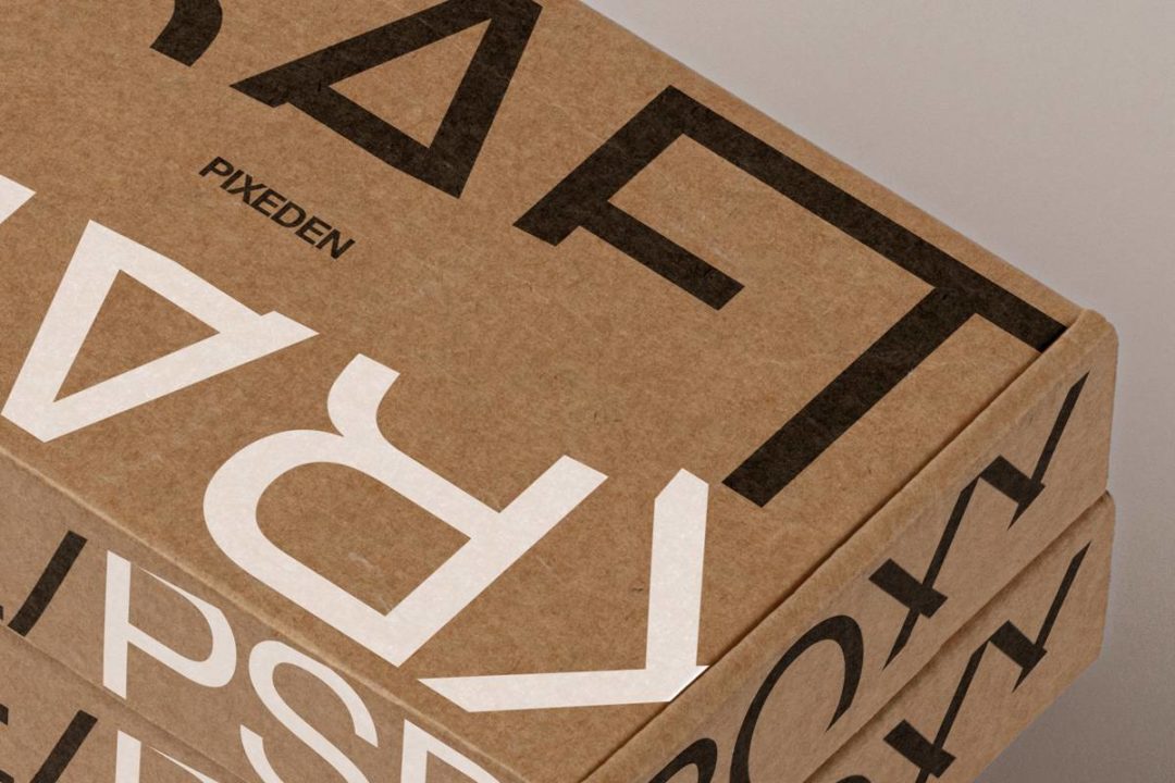 时尚牛皮纸产品包装纸盒外观设计展示贴图PSD样机模板 Kraft Psd Boxes Packaging Mockup_img_3