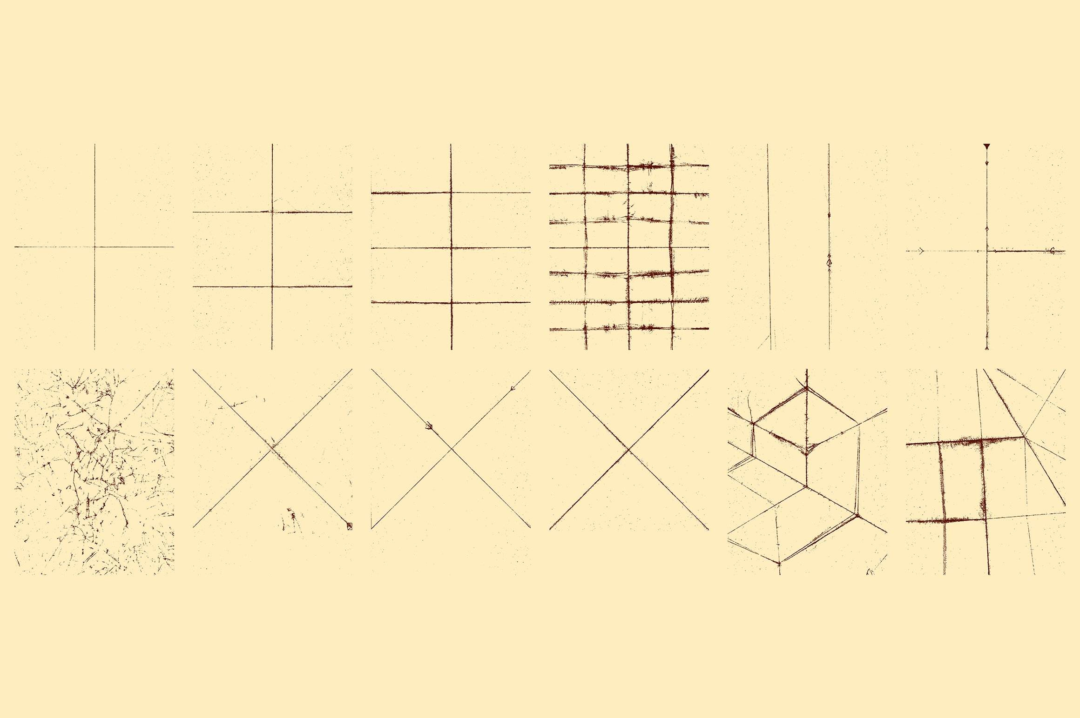 12款高清做旧粗糙折痕褶皱纸张纹理背景图片设计素材 Folded paper textures volume 01_img_3