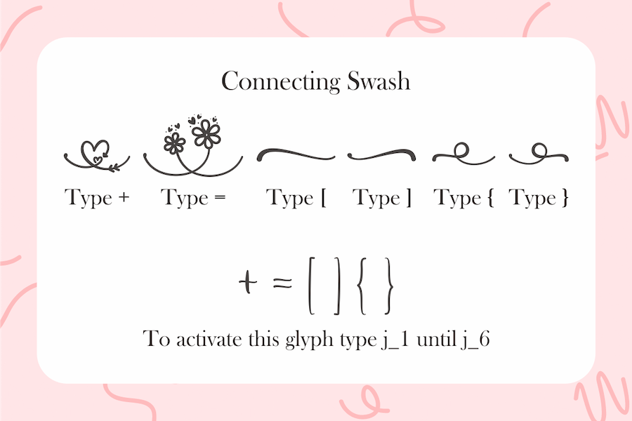 可爱俏皮婚礼海报徽标设计手写英文字体安装包 Love Twist Font Duo_img_3