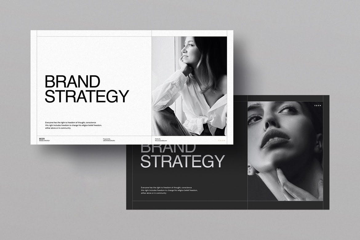 现代简约品牌营销策划演示文稿设计ppt模板 Brand Strategy Guide_img_2