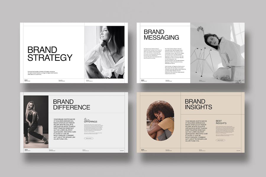 现代简约品牌营销策划演示文稿设计ppt模板 Brand Strategy Guide_img_3